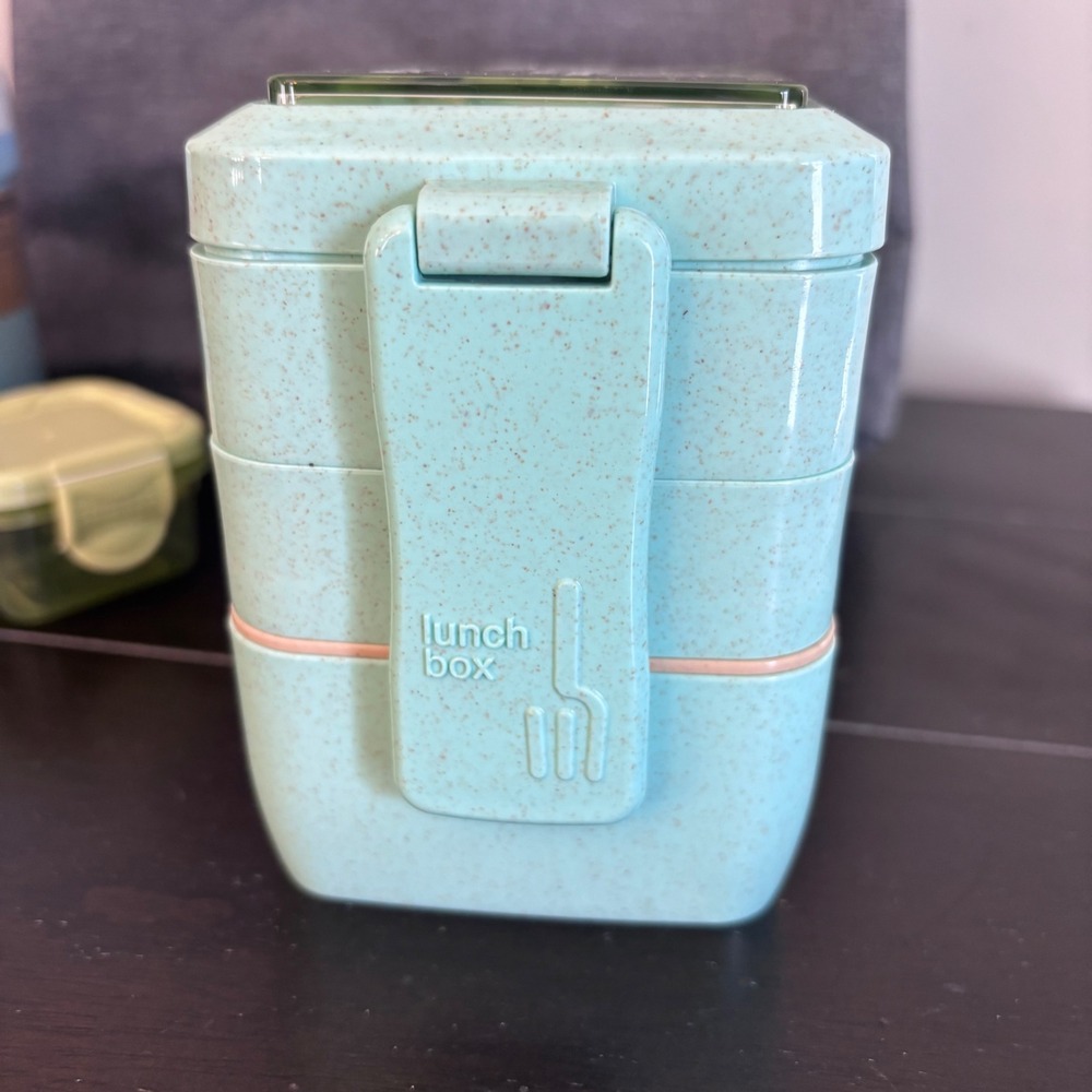 Bento Box Japanese Lunch Box‎ Kit | 3 Layer Stackable Lunch Box Containers - Picture 3 of 16
